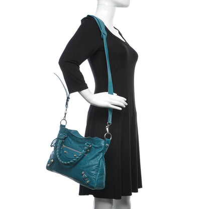 Balenciaga Agneau Giant 12 Silver Hardware Town Lagon 3 of 15