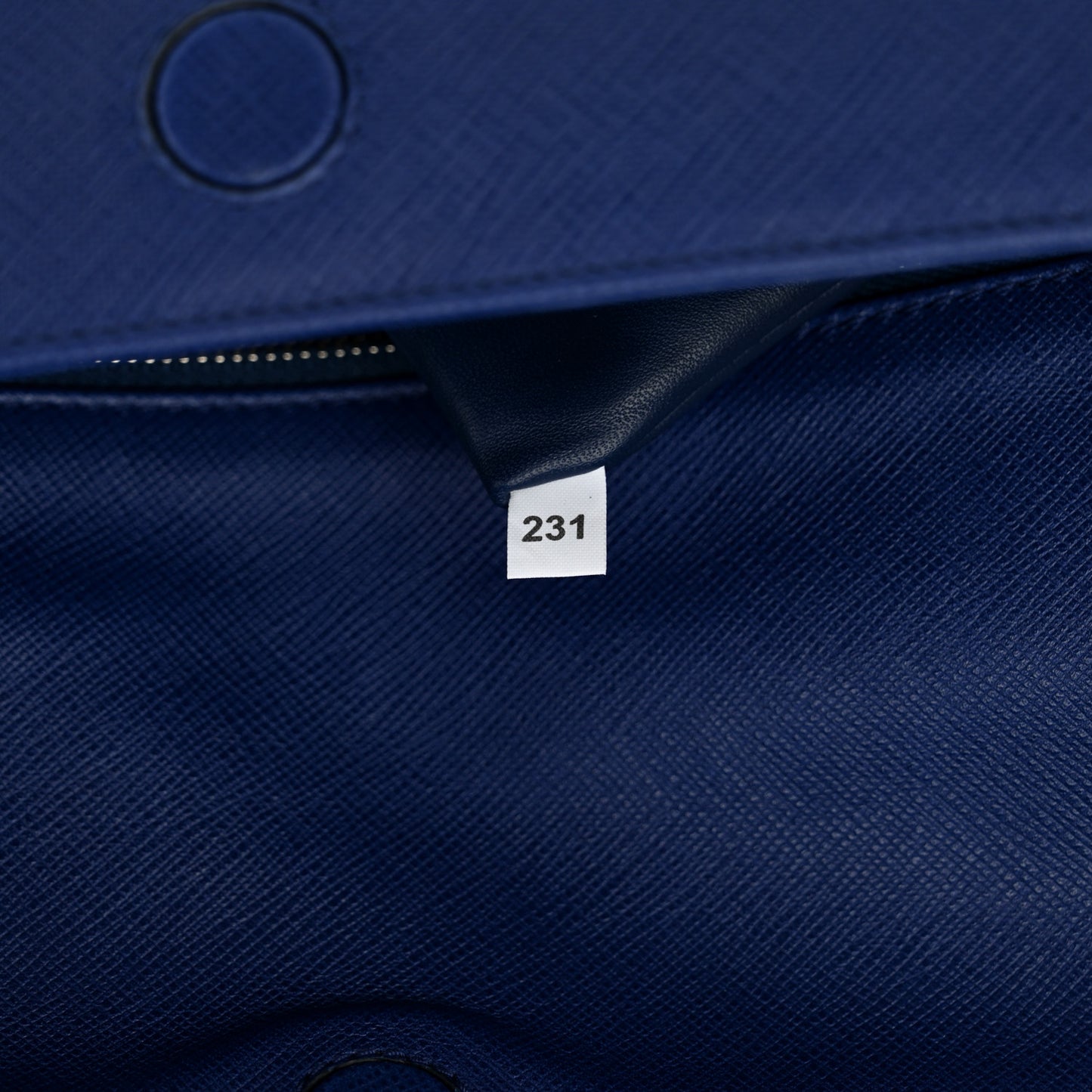 Saffiano Lux Shoulder Bag Bluette