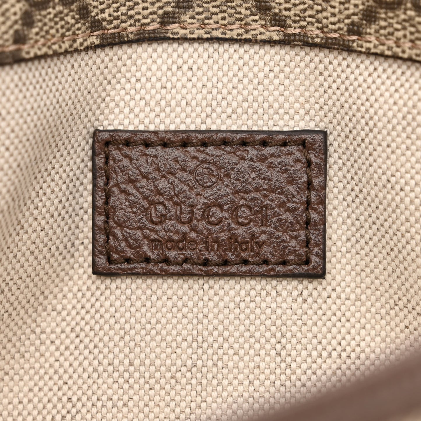 GG Supreme Monogram Neo Vintage Web Belt Bag Brown