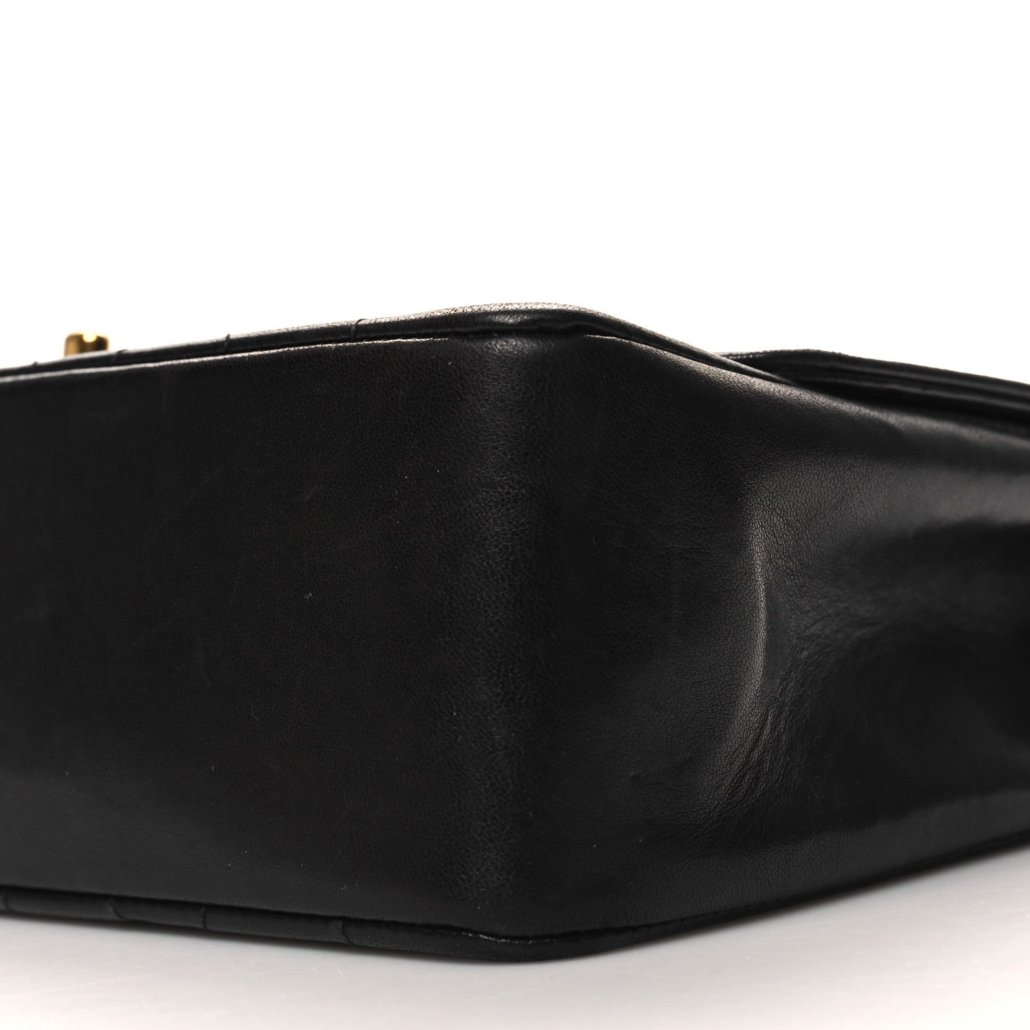 Chanel Lambskin Quilted Medium Single Flap Black 10 of 11