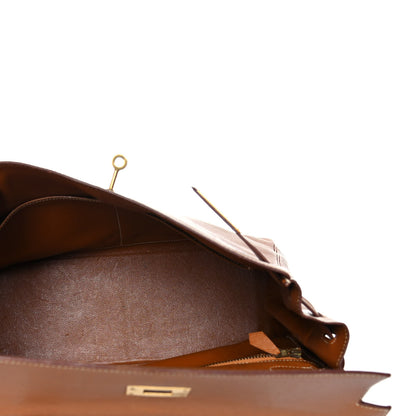 Hermes Courchevel Kelly Retourne 32 Gold 5 of 18