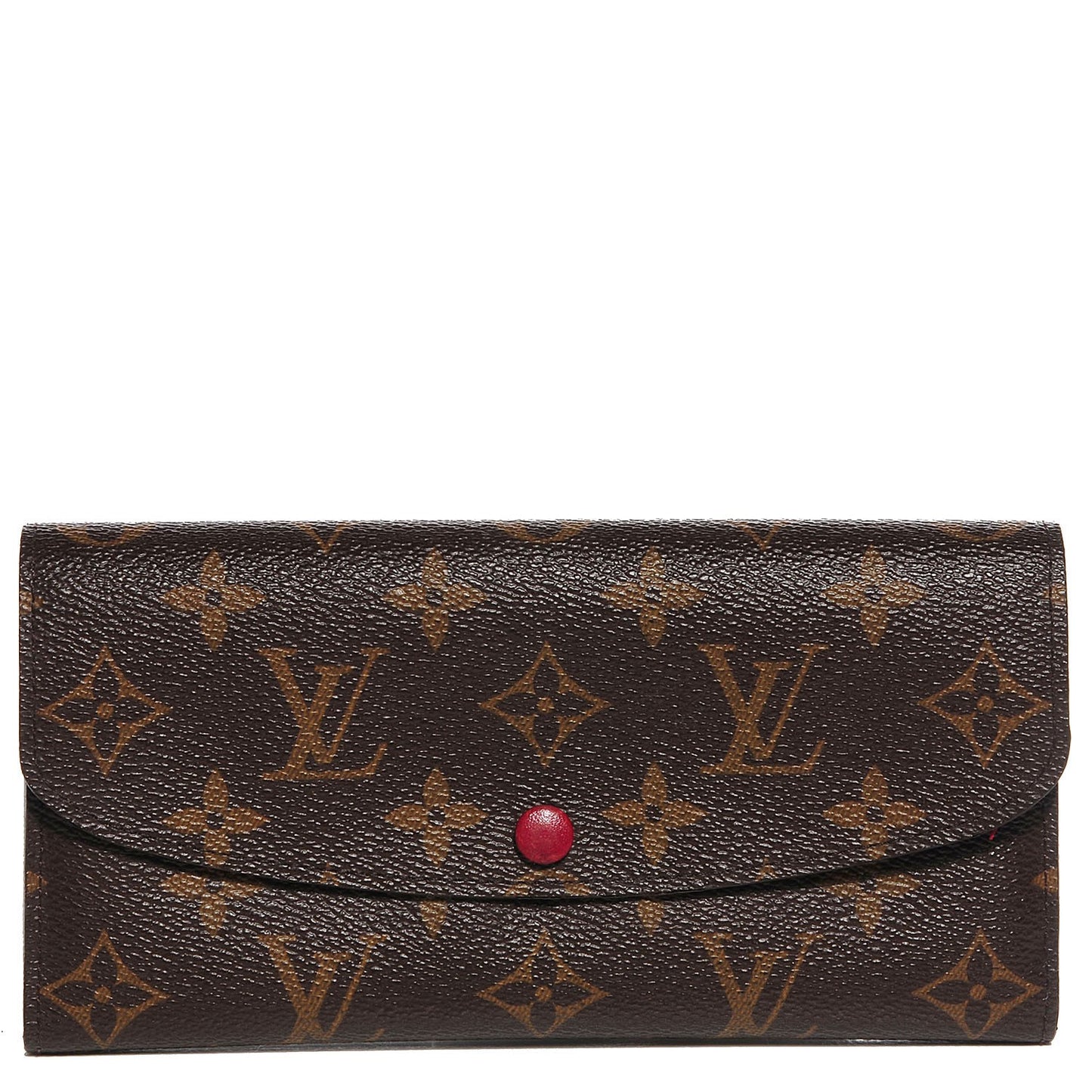 Monogram Emilie Wallet Red