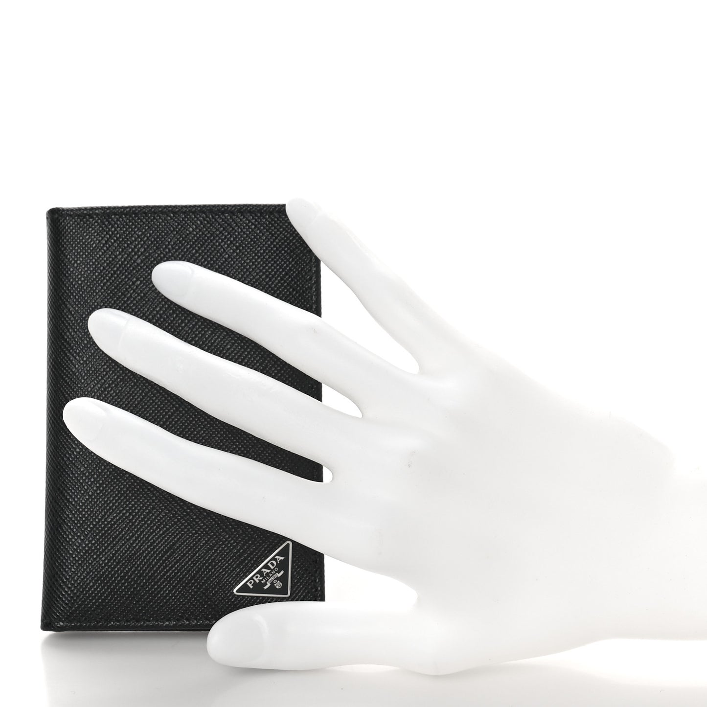 Saffiano Corner Card Holder Black