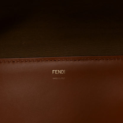 Fendi Vitello King Tamponato Large Fendi Sunshine Shopper Tote Cuoio 6 of 9
