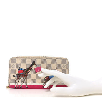 Louis Vuitton Damier Azur 2017 Christmas Animation Zippy Wallet 2 of 6