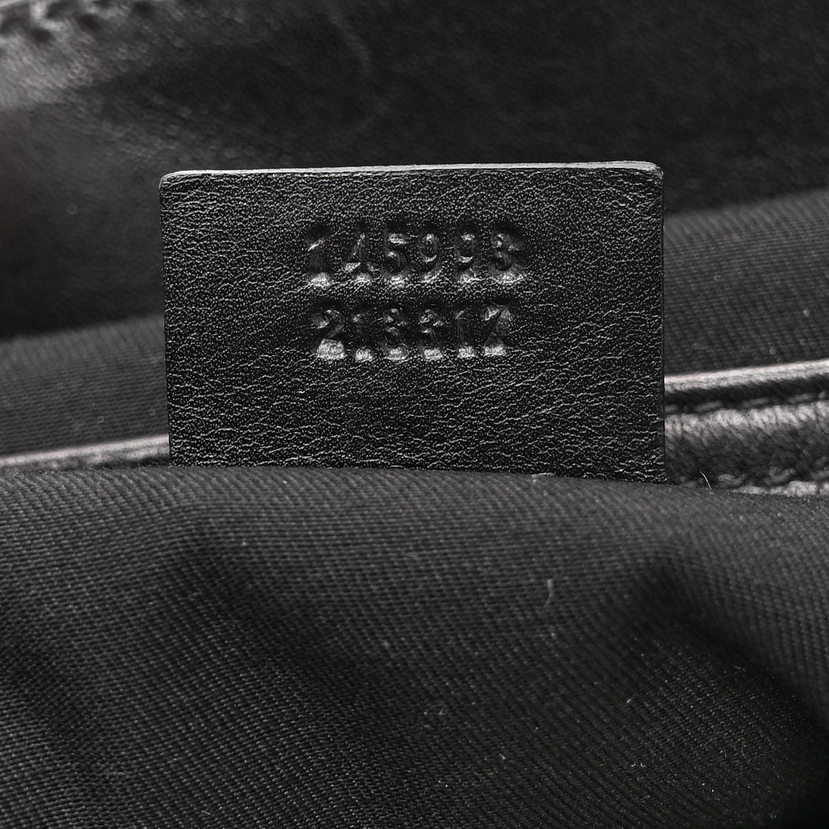 Monogram Large Punch Tote Black
