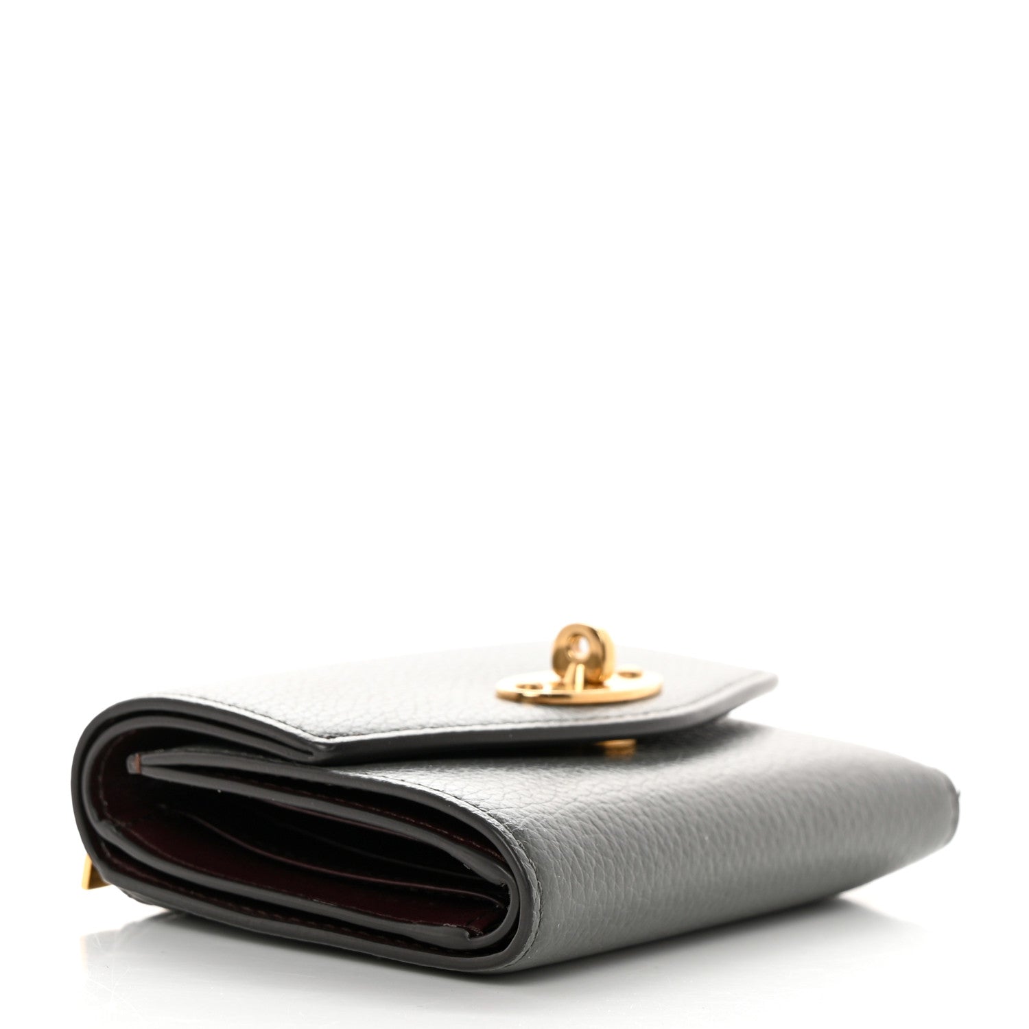 Mulberry Classic Grain Small Darley Wallet Charcoal 4 of 9