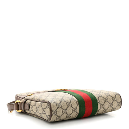 Gucci GG Supreme Monogram Web Small Ophidia Messenger Bag Brown 4 of 11