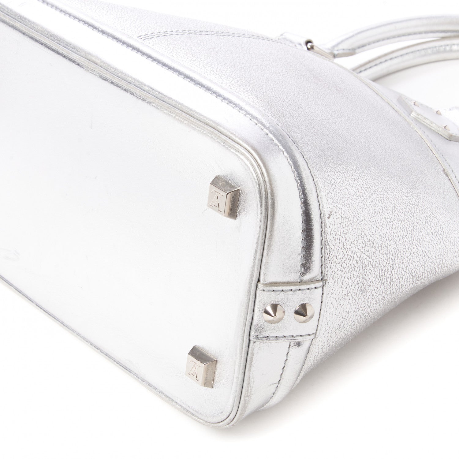 Louis Vuitton Suhali Lockit PM Silver 4 of 8
