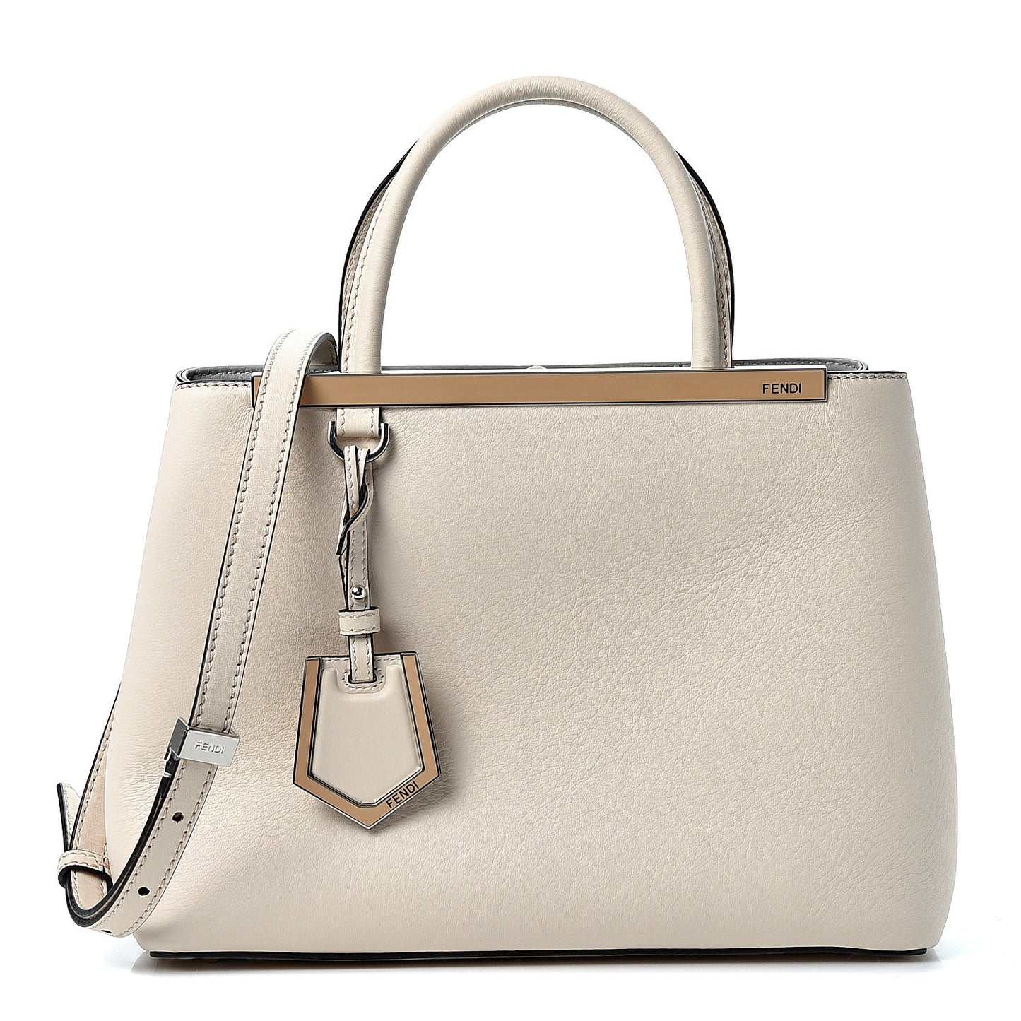 Vitello Dolce Century Petite 2Jours Tote Camelia Ghiaccio