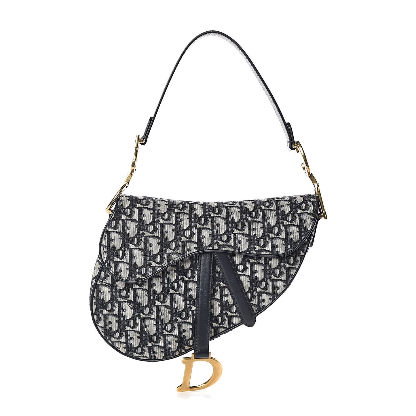 Oblique Saddle Bag Blue