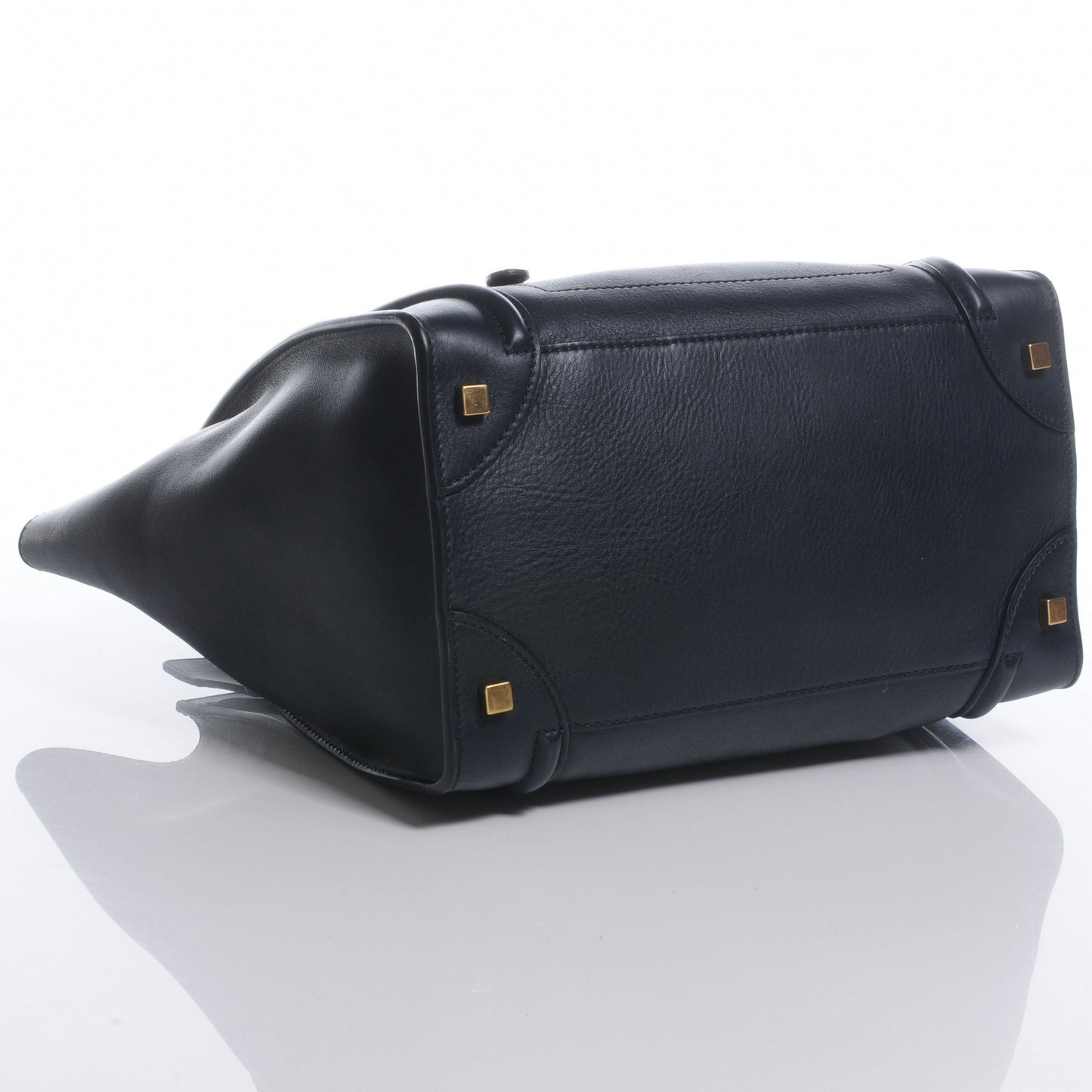 Smooth Calfskin Mini Luggage Navy