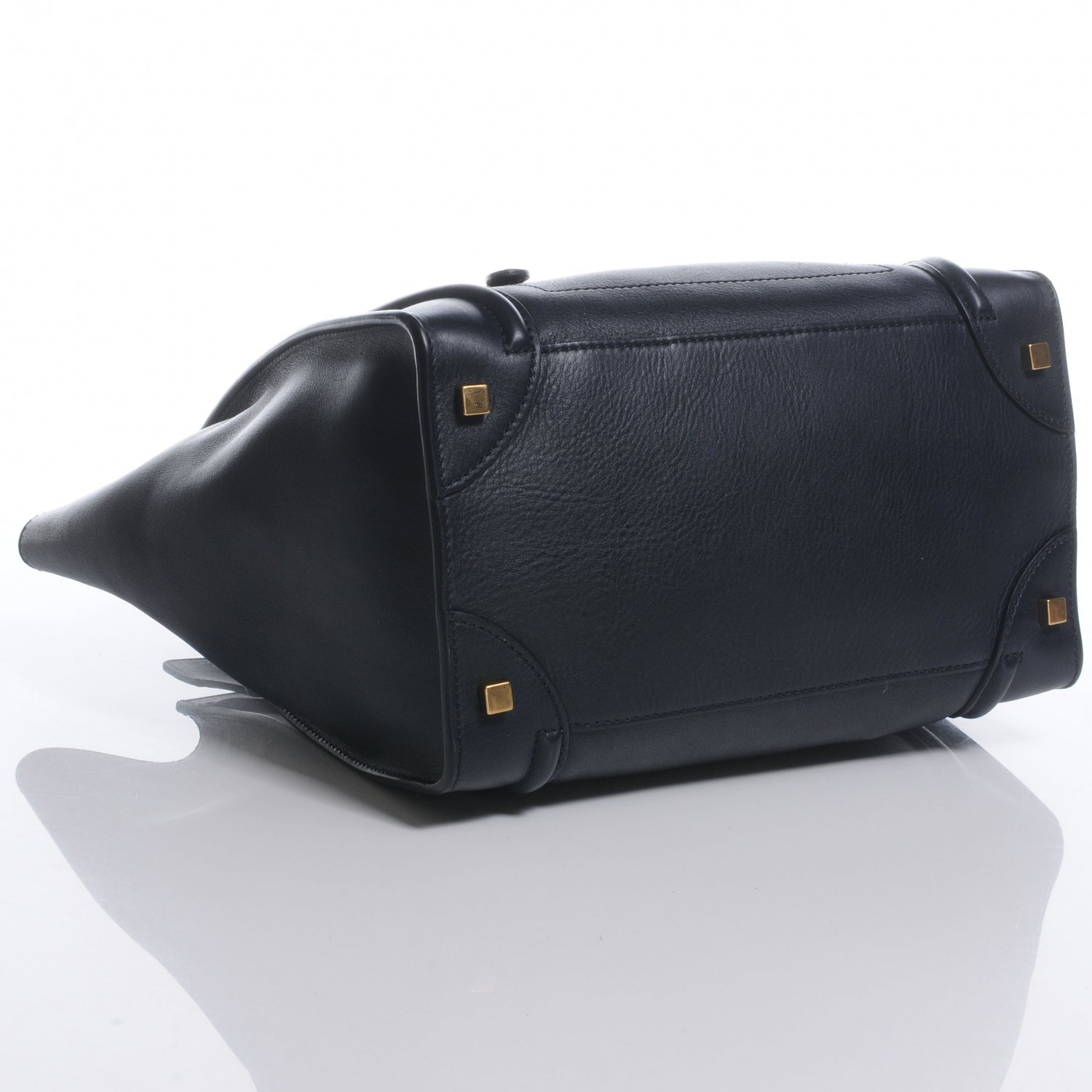 Celine Smooth Calfskin Mini Luggage Navy 5 of 9