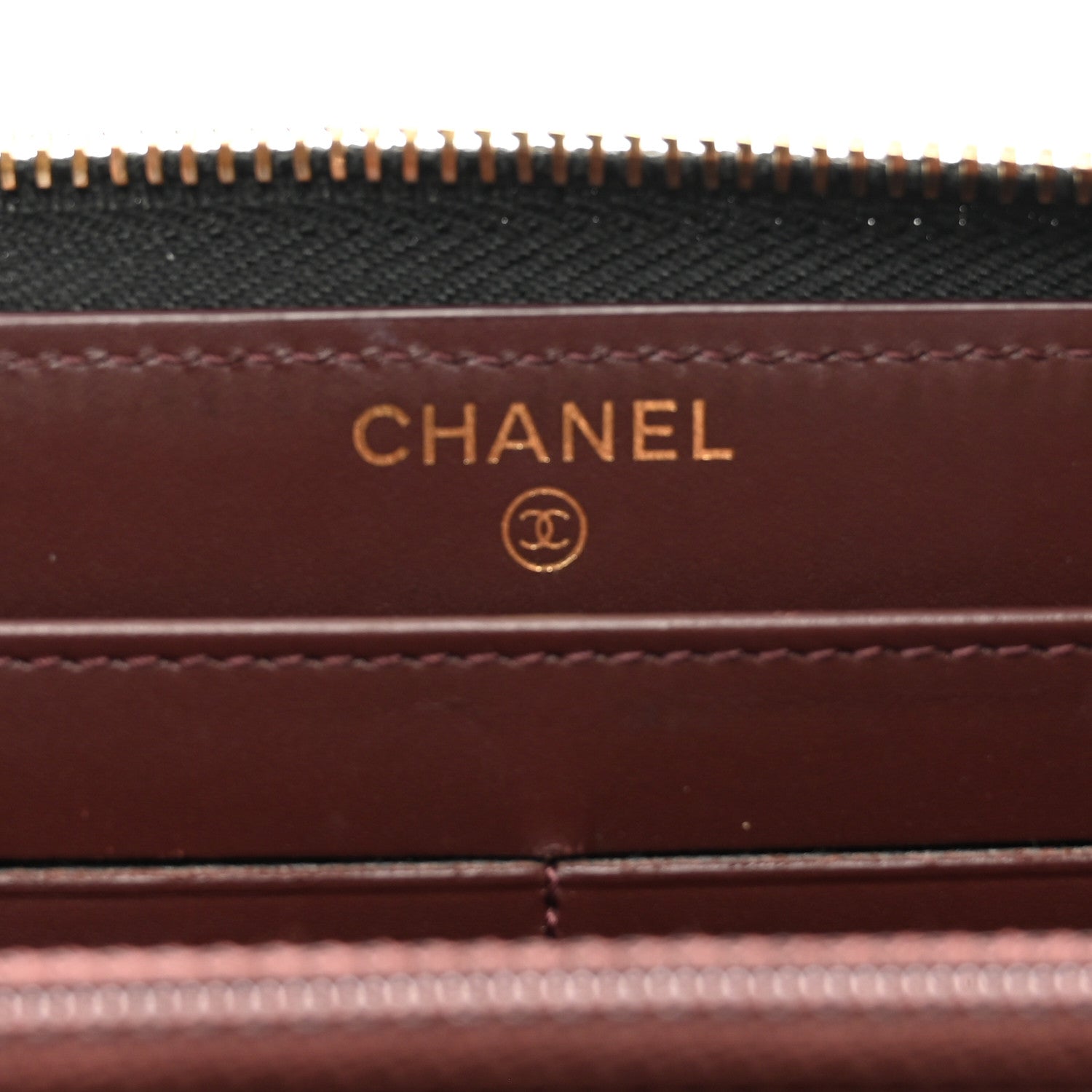 Chanel Caviar Quilted Large Gusset Zip Around Wallet Black 7 of 10