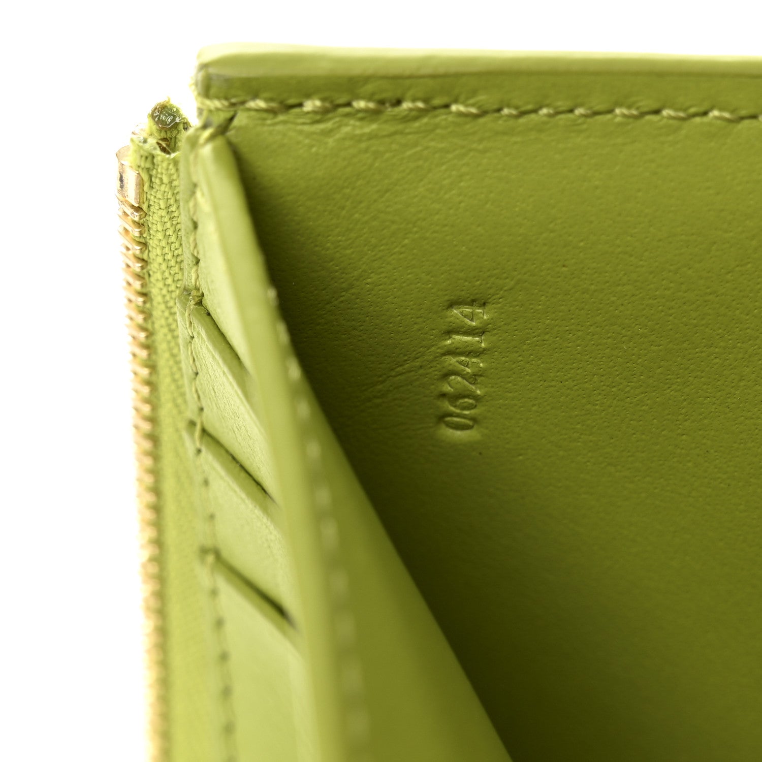 Loewe Nappa Calfskin Small Vertical Wallet Green 7 of 8