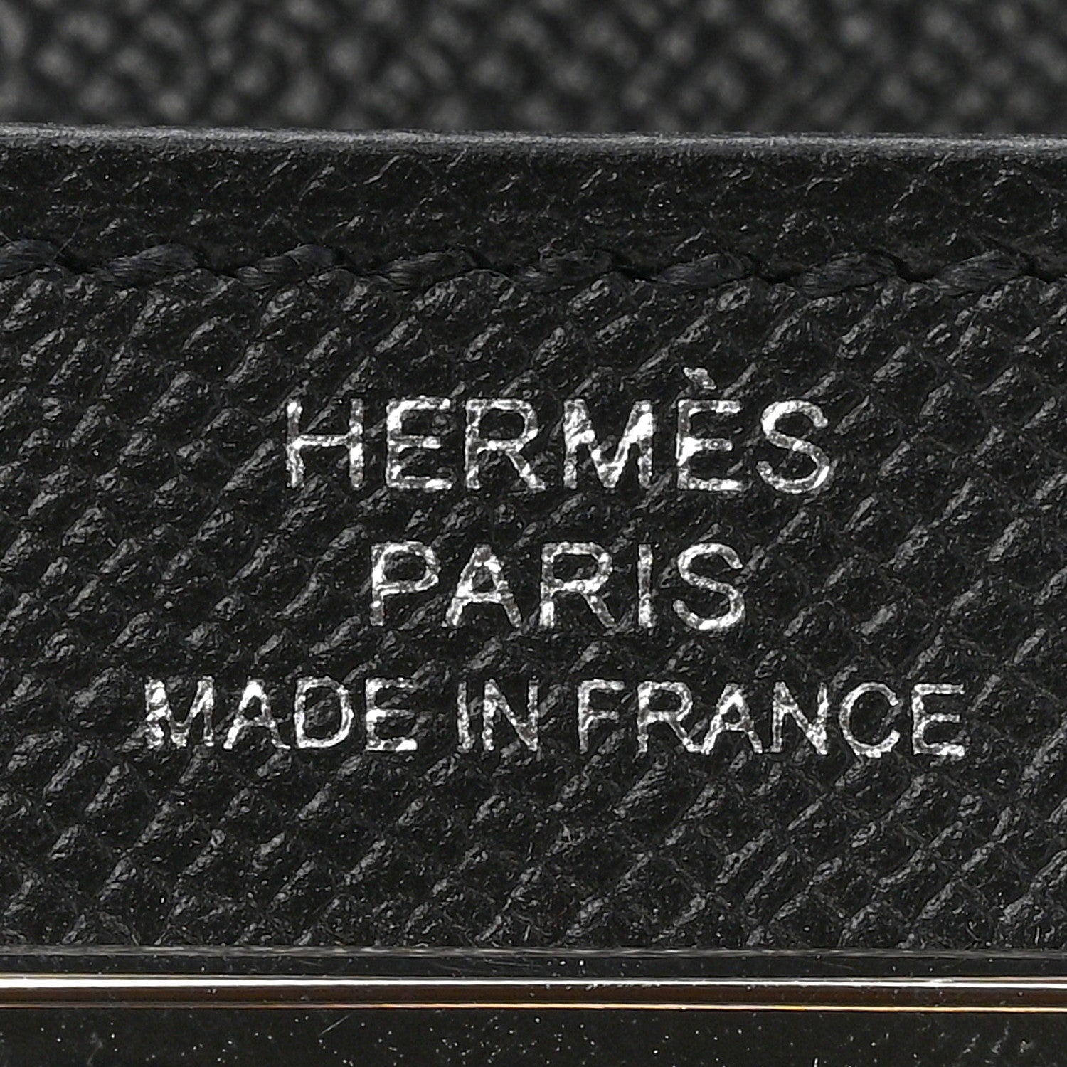 Hermes Epsom Kelly Pocket Compact Wallet Black 6 of 8