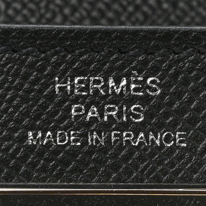 Hermes Epsom Kelly Pocket Compact Wallet Black 6 of 8
