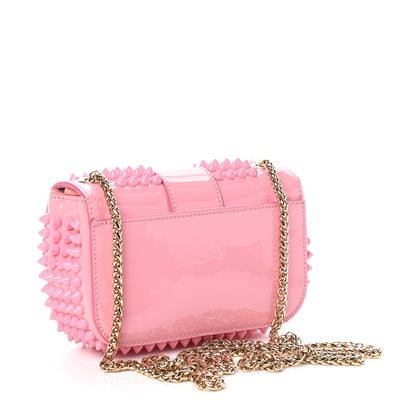 Christian Louboutin Patent Spiked Sweety Charity Crossbody Bag Rose 3 of 10