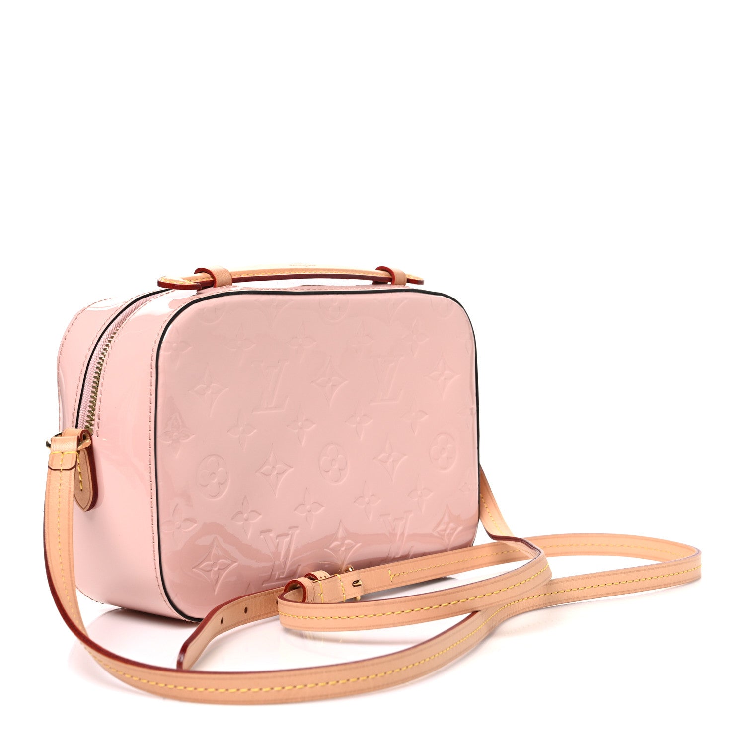 Louis Vuitton Vernis Santa Monica Rose Ballerine 3 of 11