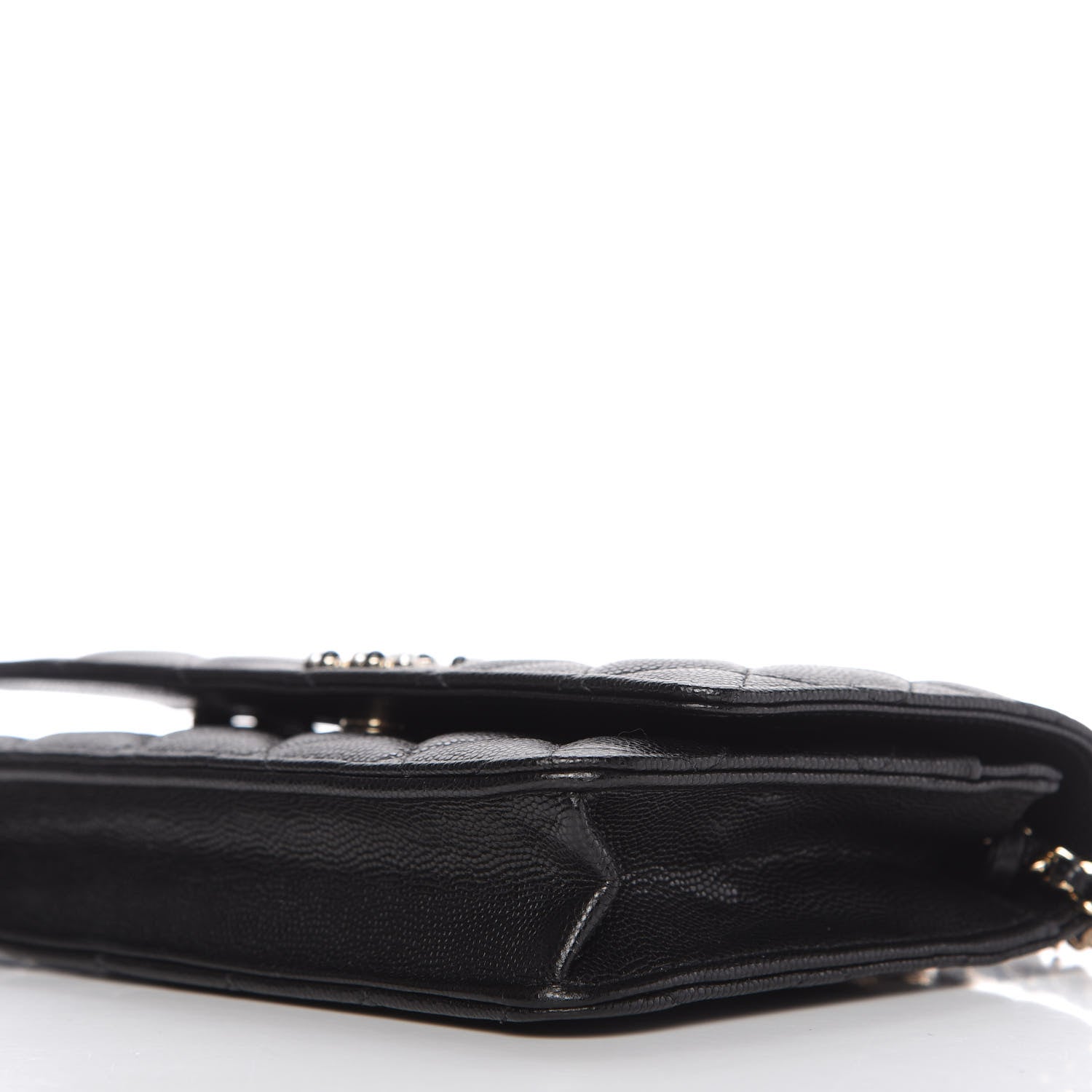 Chanel Caviar Quilted Coco Candy Wallet On Chain WOC Black 7 of 12