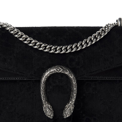Gucci Velvet GG Monogram Small Dionysus Shoulder Bag Black 10 of 10