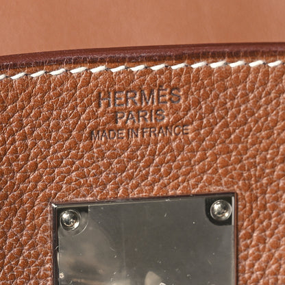 Hermes Natural Barenia Faubourg Hac A Dos GM Backpack Fauve 6 of 12
