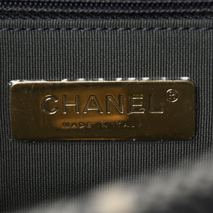 Chanel Tweed Quilted Medium Chanel 19 Flap Grey Navy 5 of 8
