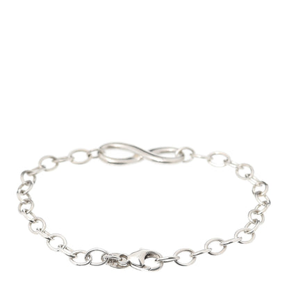 Tiffany Sterling Silver Infinity Chain Bracelet 3 of 6