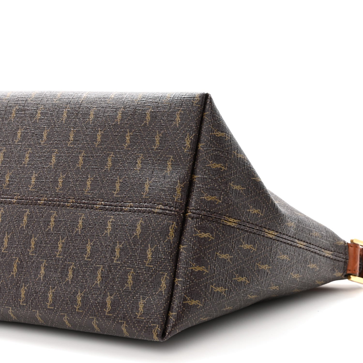 Saint Laurent Canvas Smooth Calfskin Le Monogramme Crossbody Bag Chestnut 12 of 15