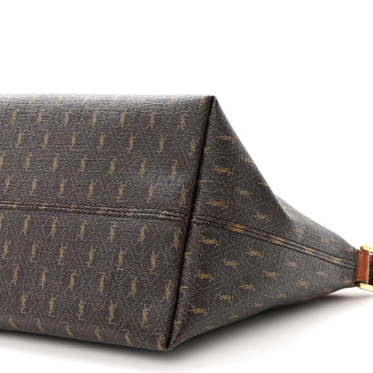 Saint Laurent Canvas Smooth Calfskin Le Monogramme Crossbody Bag Chestnut 12 of 15