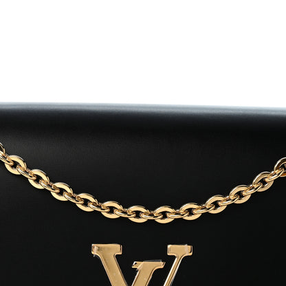 Louis Vuitton Calfskin Chain Louise GM NM Black 8 of 10