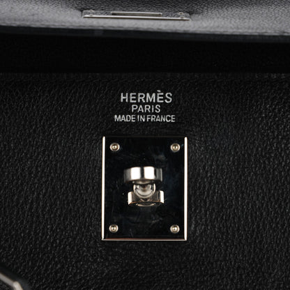 Hermes Evergrain Kelly Retourne 35 Black 19 of 19
