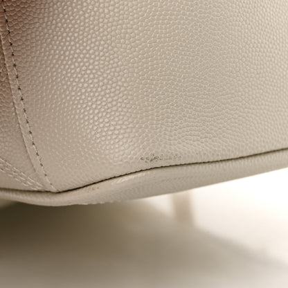 Saint Laurent Grain de Poudre Quilted 80's Vanity Bag Crema Soft 10 of 10