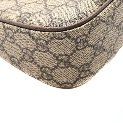 Gucci GG Supreme Monogram Textured Dollar Calfskin Web Small Ophidia GG Handbag Beige Ebony New Acero 9 of 10