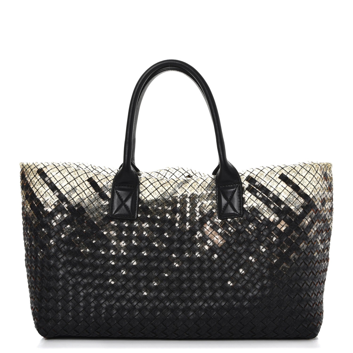 Bottega Veneta Nappa Intrecciato PVC Medium Cabat Black 1 of 9