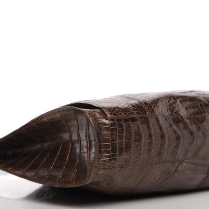Nancy Gonzalez Crocodile Hobo Brown 7 of 11