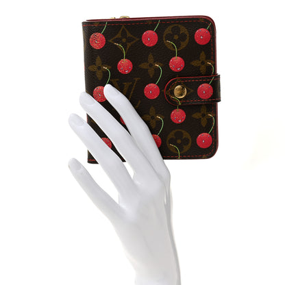 Louis Vuitton Monogram Cerises Compact Zippe Wallet 2 of 10