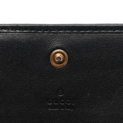 Gucci Calfskin Matelasse GG Marmont Card Case Black 4 of 4