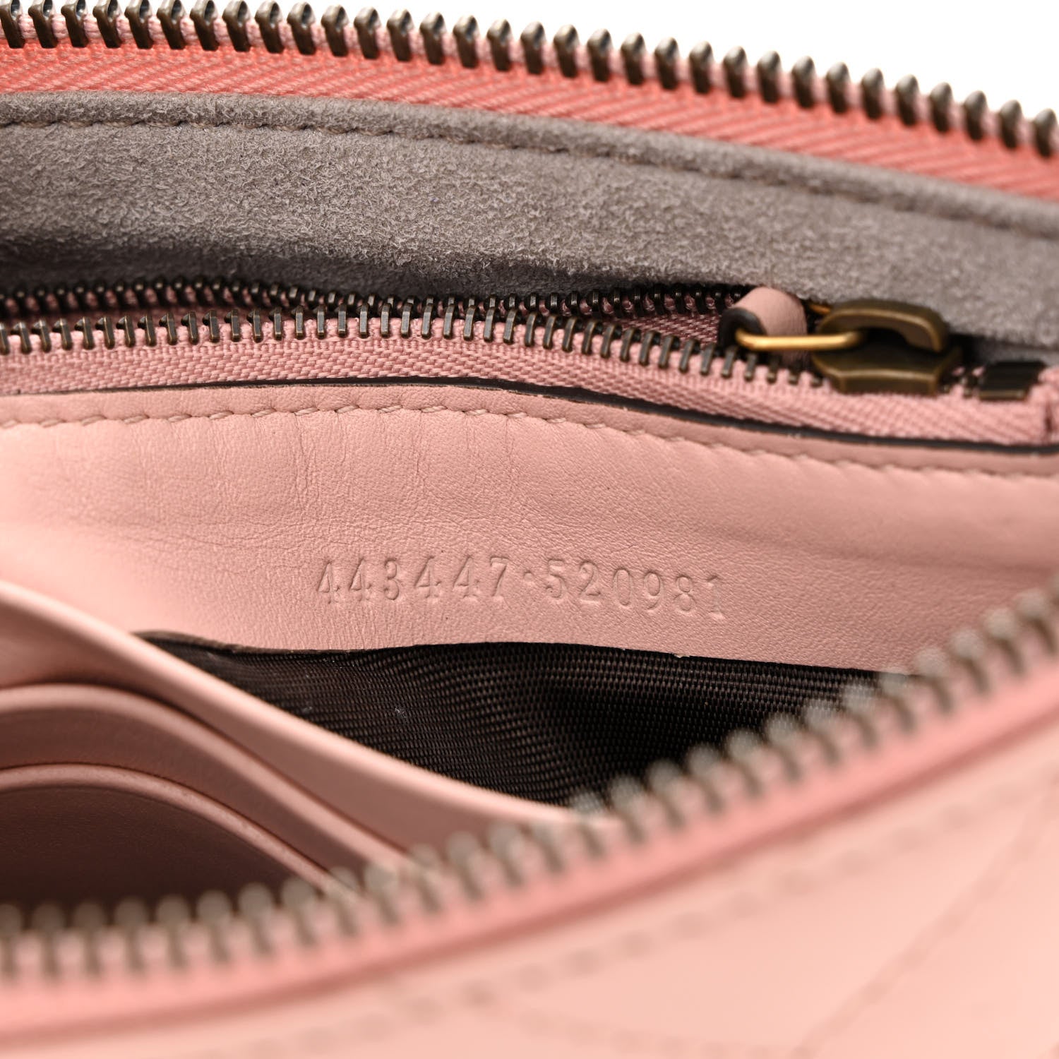 Gucci Calfskin Matelasse Mini GG Marmont Chain Bag Perfect Pink 7 of 12