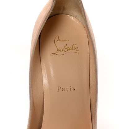 Christian Louboutin Veau Velours Decoltish 100 Pumps 38.5 Doudou 8 of 9