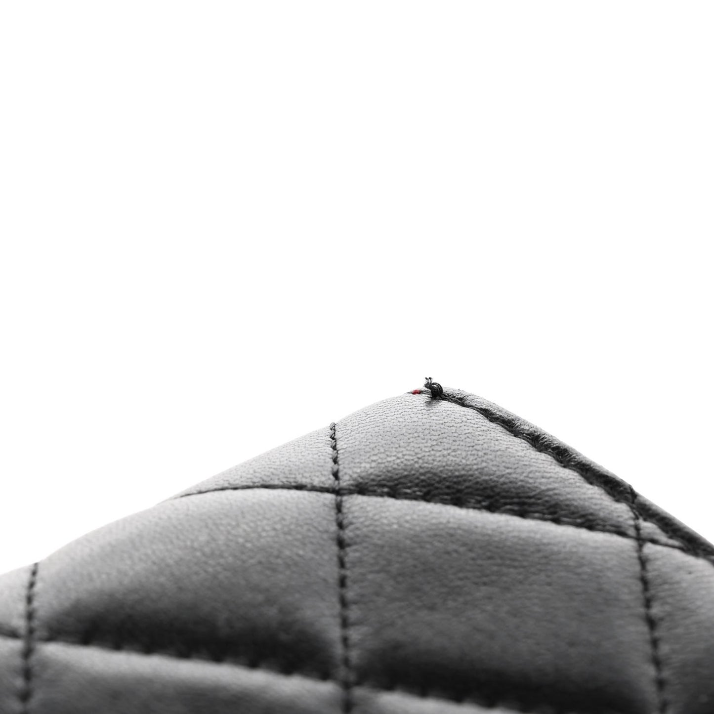 Lambskin Quilted Large Flap Wallet Black