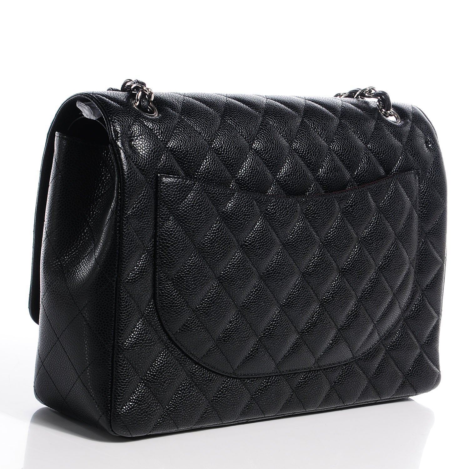 Chanel Caviar Quilted Maxi Double Flap Black 3 of 7