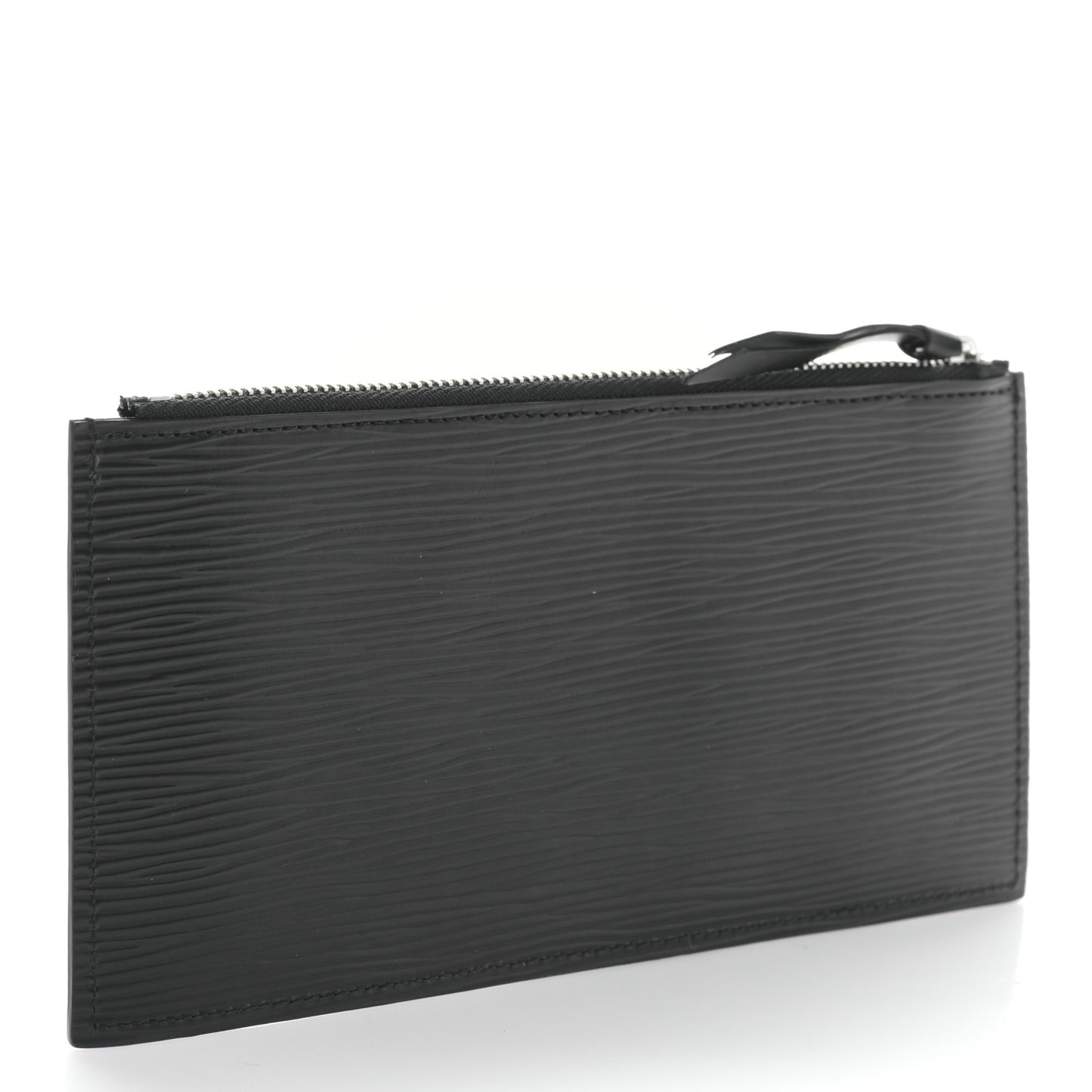 Epi Felicie Chain Wallet Zippered Insert Black