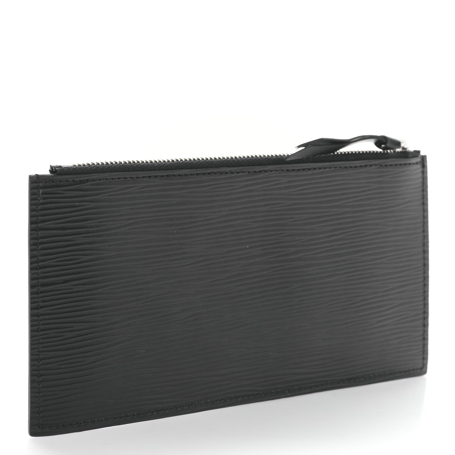 Louis Vuitton Epi Felicie Chain Wallet Zippered Insert Black 3 of 8