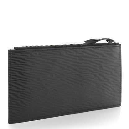 Louis Vuitton Epi Felicie Chain Wallet Zippered Insert Black 3 of 8