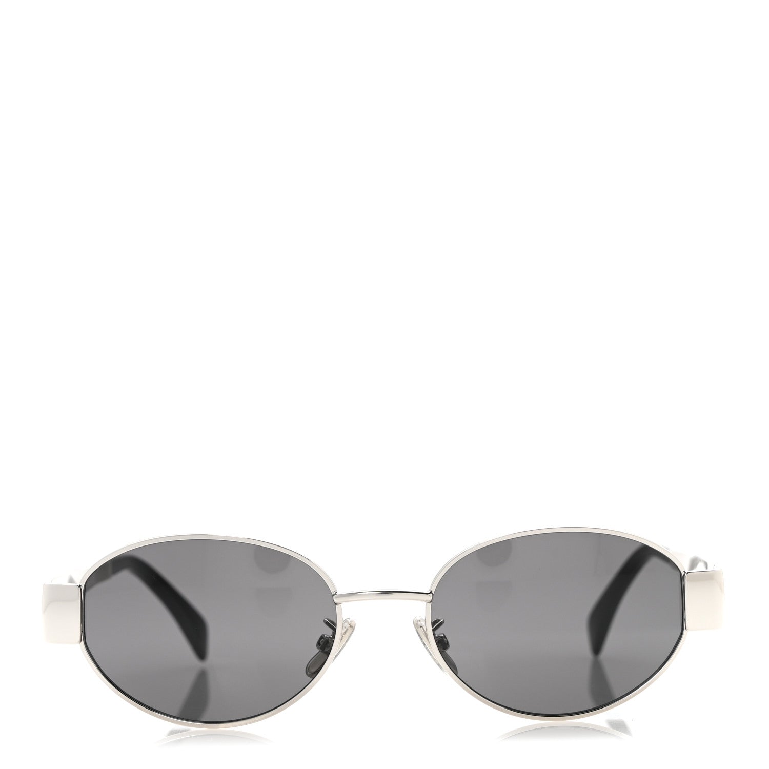 Celine Metal Triomphe 01 Sunglasses CL40235U Silver Black 2 of 8