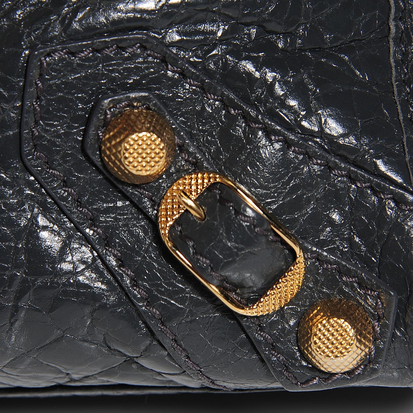 Agneau Giant 12 Gold Hardware Mini City Gris Fossile