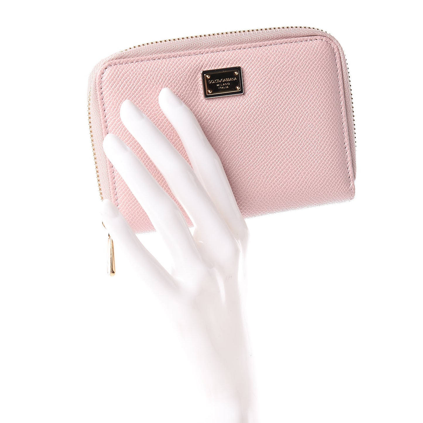 Dauphine Small Zip Around Wallet Pink