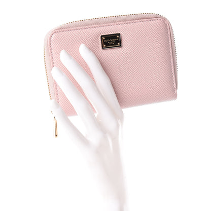 Dolce & Gabbana Dauphine Small Zip Around Wallet Pink 2 of 10