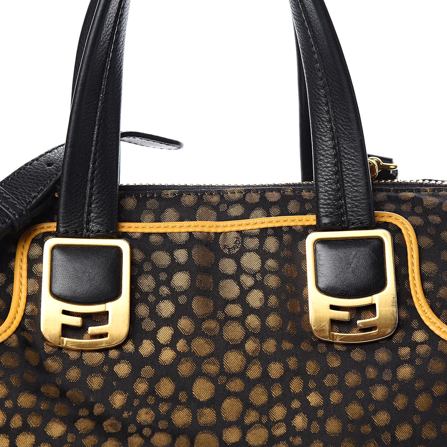 Fendi Jacquard Chameleon Tote Black 12 of 12